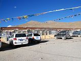 41 Outside Our Basic Hotel in Darchen Tibet With Mount Kailash Behind We arrive at Darchen (4681m) and check in to a basic hotel.